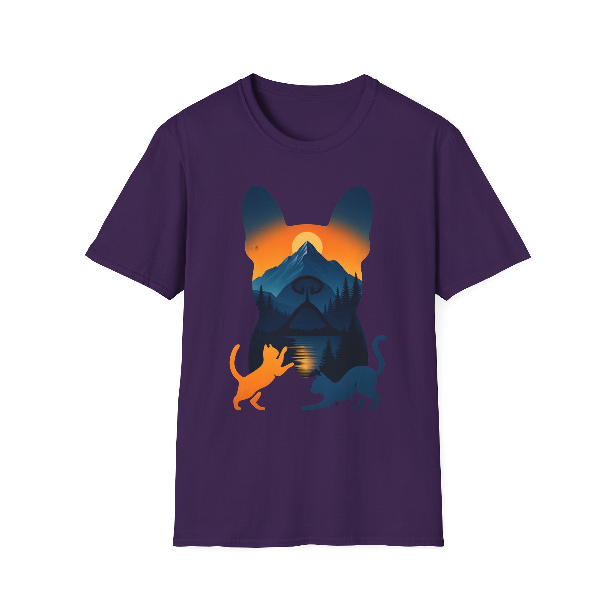 Pet Lover Sunset Graphic T-Shirt