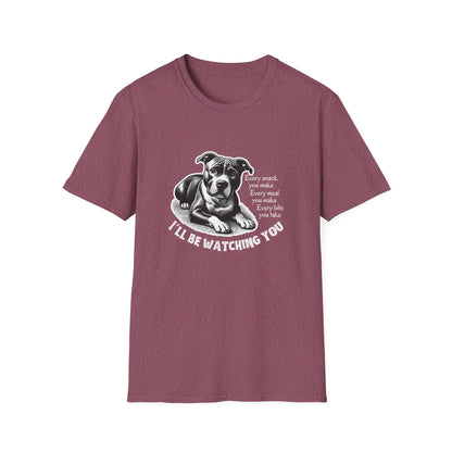 Funny Dog Watching You Snack Quote T-Shirt
