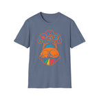 Colorful Sleeping Dog Trippy Tree Psychedelic T-Shirt