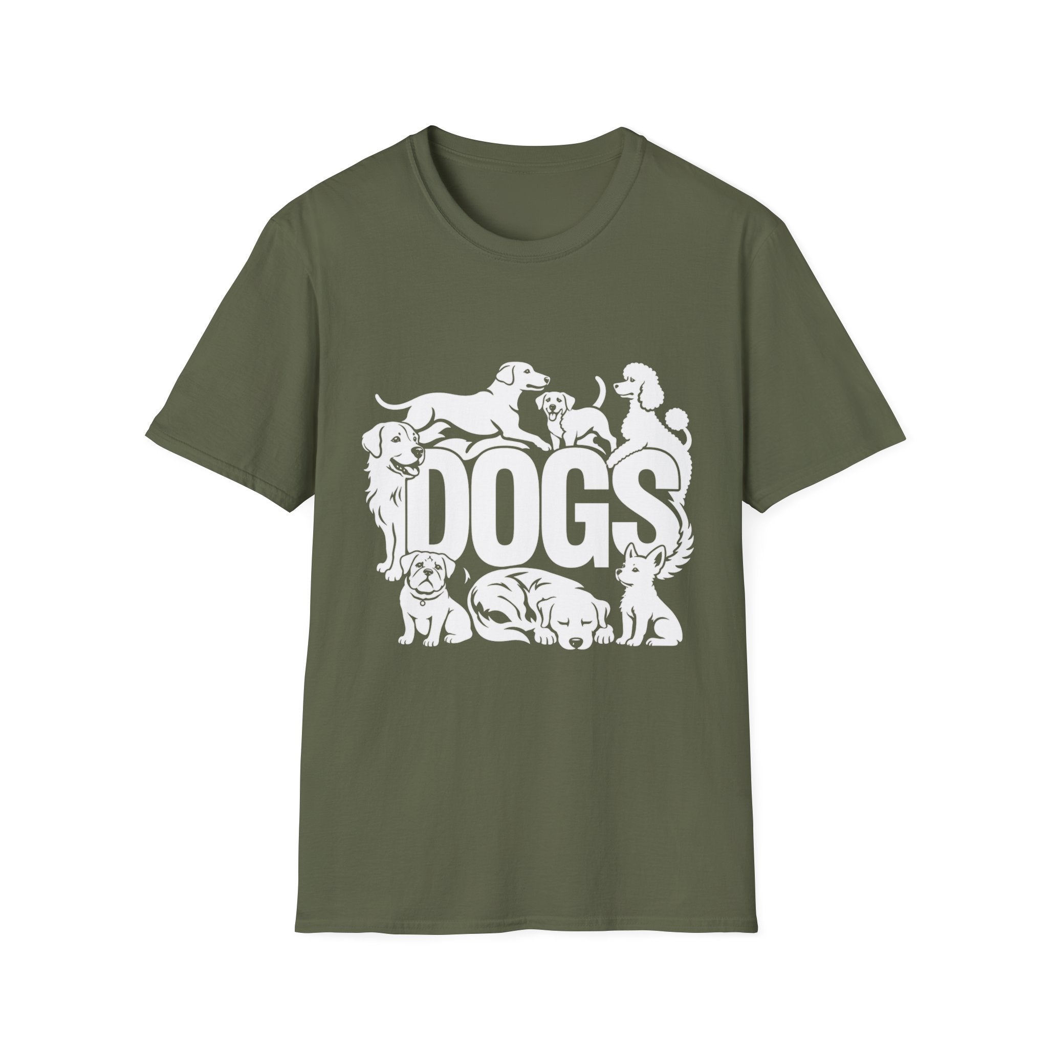 Dogs Lover Graphic T-Shirt