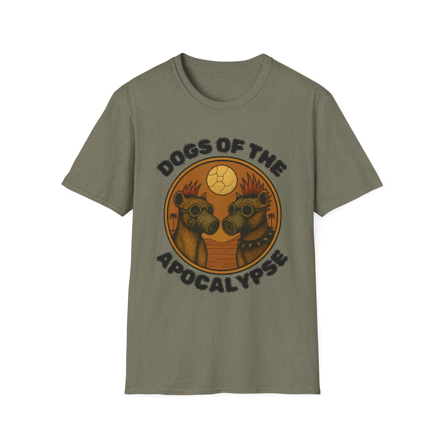 Dogs of the Apocalypse Unisex T-Shirt, Funny Pet Lover Gift, Dog Owner Apparel, Quirky Graphic Tee, Casual Wear