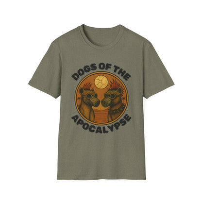 Dogs of the Apocalypse Unisex T-Shirt, Funny Pet Lover Gift, Dog Owner Apparel, Quirky Graphic Tee, Casual Wear