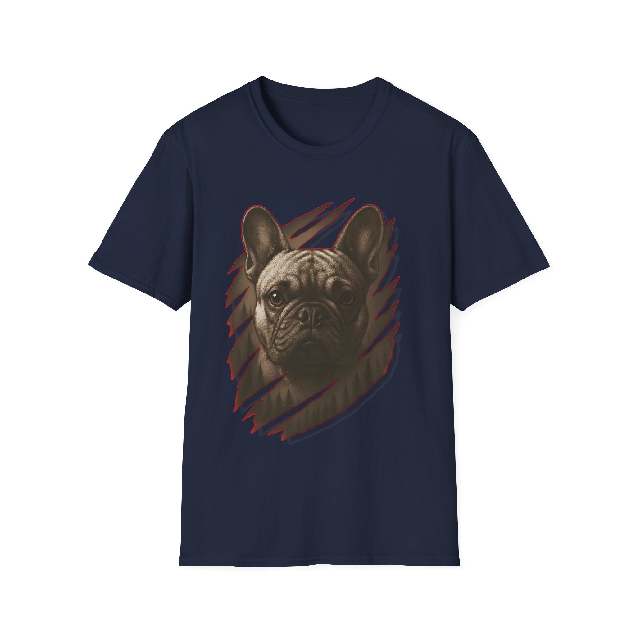 French Bulldog Claw Rips T-Shirt
