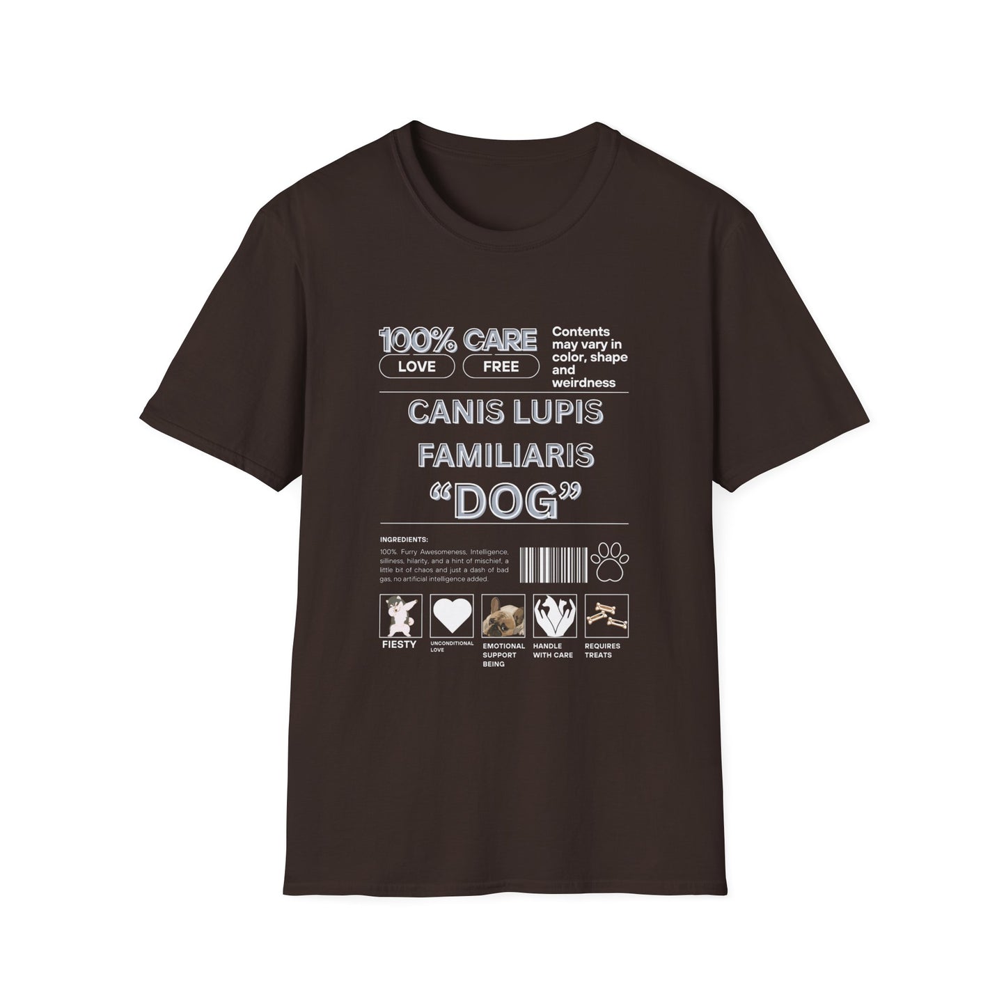 Canis Lupus Familiaris Dog Tee - Funny Vet Label