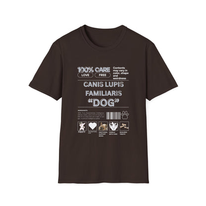 Canis Lupus Familiaris Dog Tee - Funny Vet Label