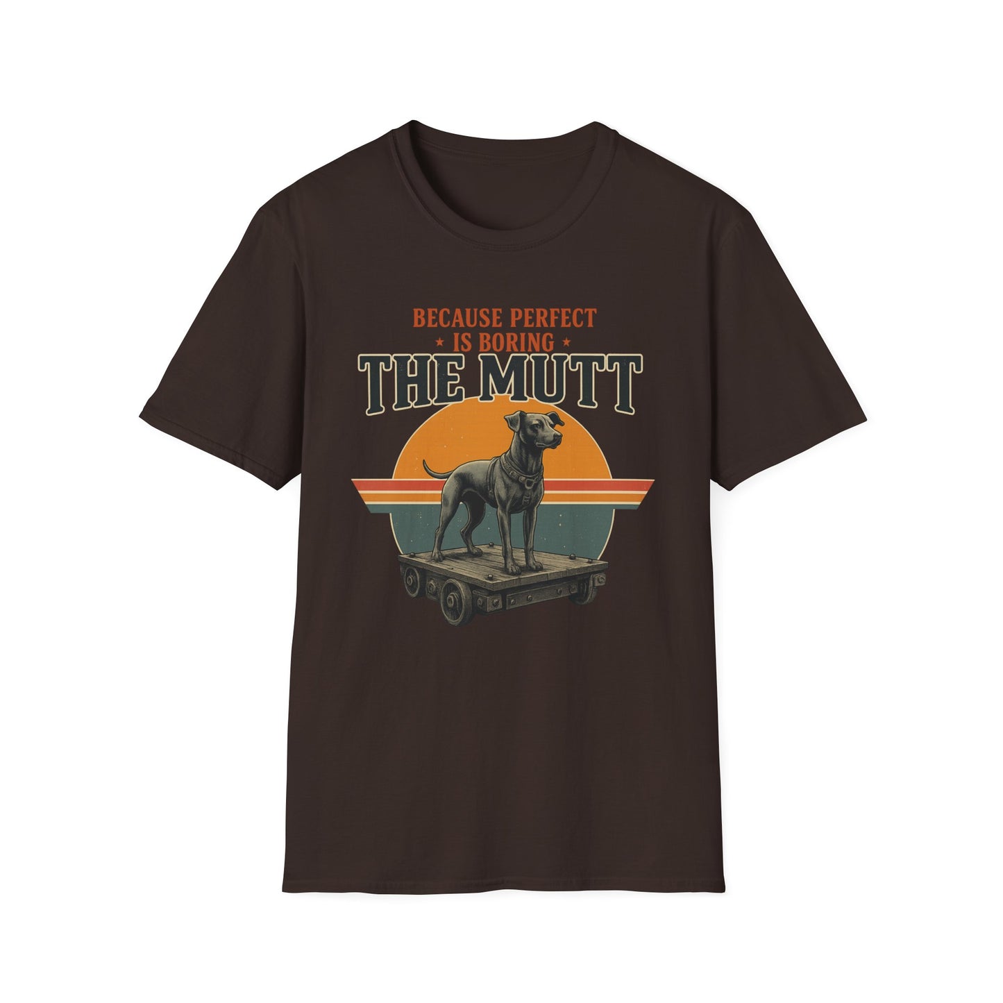 Vintage Mutt Dog Shirt – Because Perfect Is Boring Tee