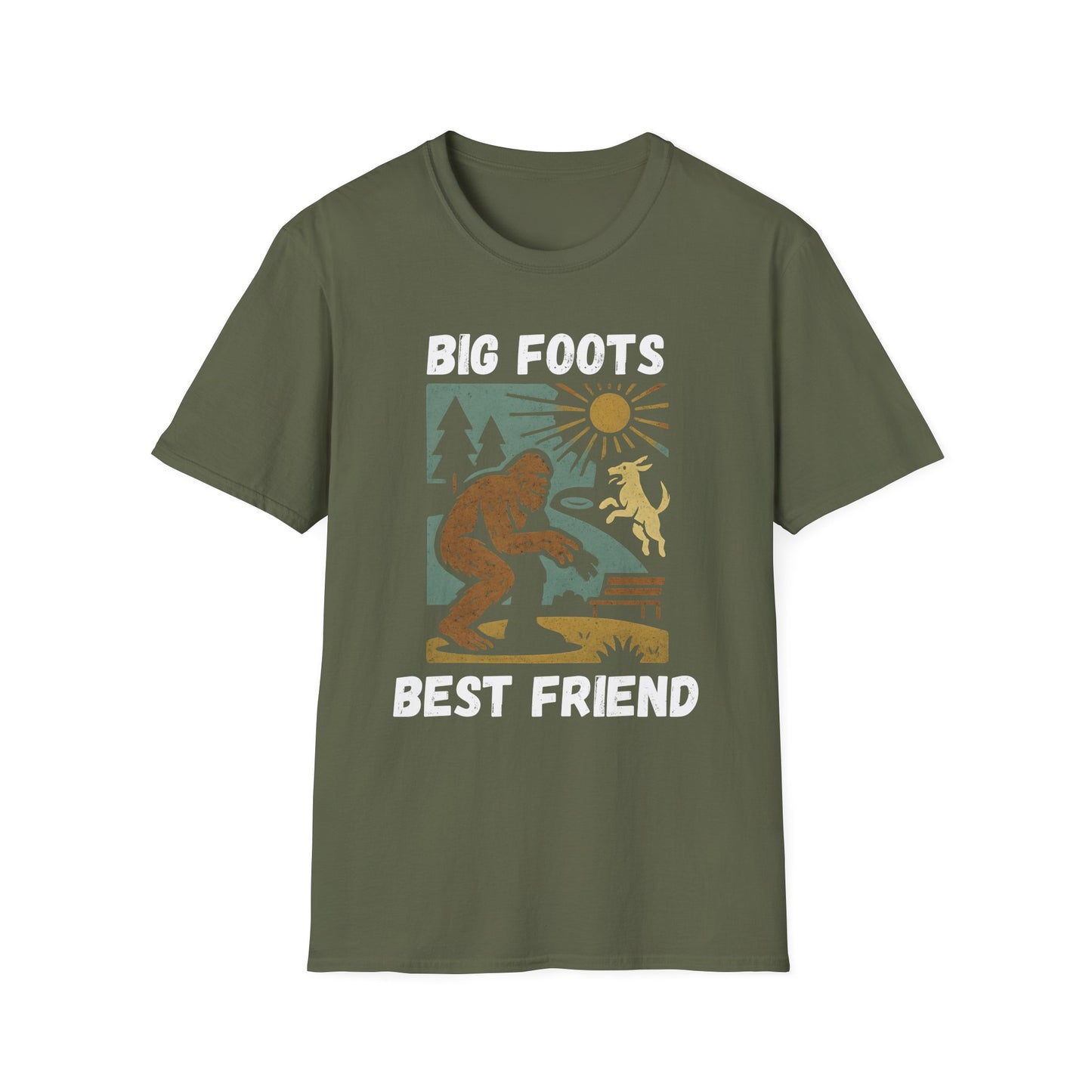 Adventure Awaits T-Shirt, Nature Lover Gift, Funny Bigfoot Tee, Outdoor Enthusiast Shirt, Camping Apparel, Unique Graphic Tee