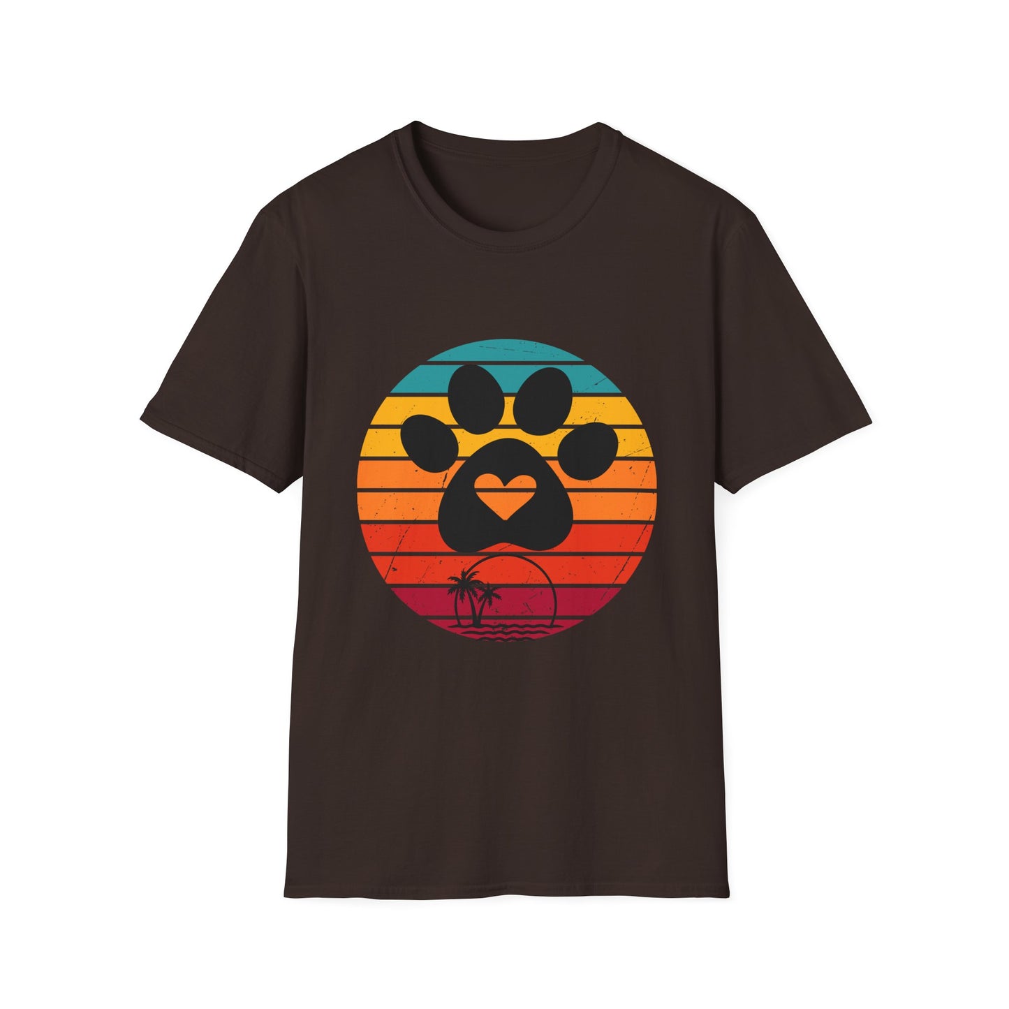 Retro Pet Lover T-Shirt - Softstyle Tee for Dog Owners, Animal Rescue Fundraiser, Gift for Animal Lovers, Vintage Pet Apparel.