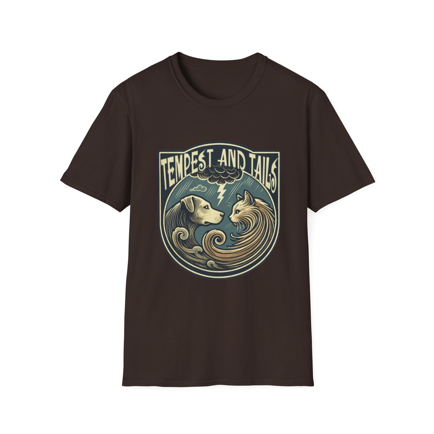 Tempest and Tails Unisex T-Shirt - Fun Pet Lover Tee, Gift for Dog Owners, Animal Lover Apparel, Cute Graphic Shirt, Casual Wear