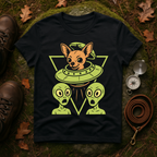 Alien Chihuahua UFO T-Shirt