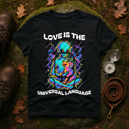 Alien Hug Dog Tee – Love Is The Universal Language