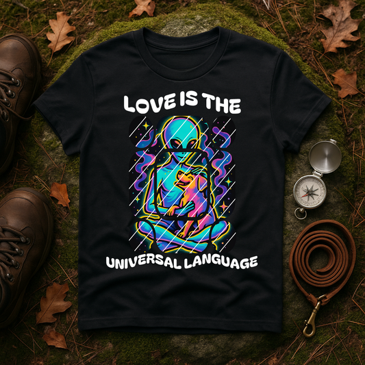 Alien Hug Dog Tee – Love Is The Universal Language