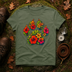 Tropical Paw Print T-Shirt