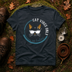 Cat Vibes Only, No Barking T-Shirt