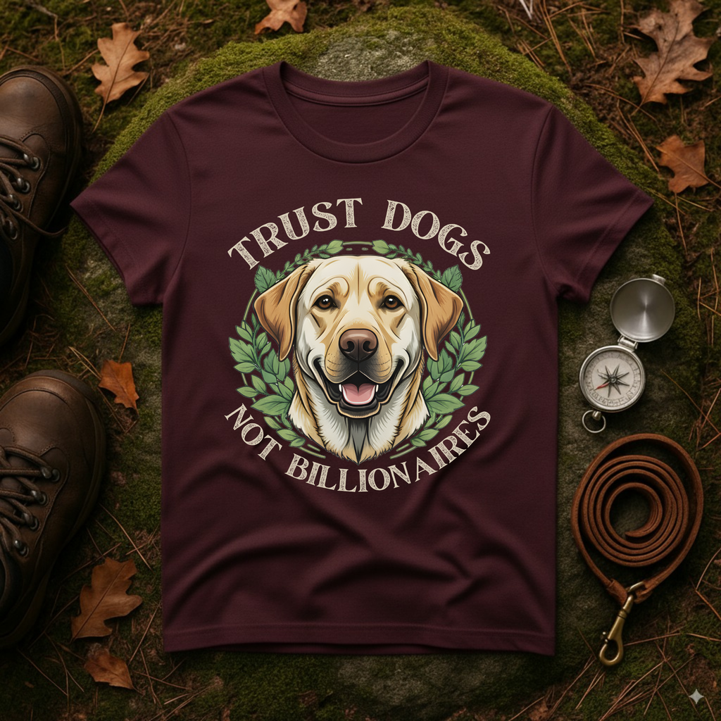 Labrador Trust Dogs Not Billionaires T-Shirt