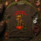 Paw-kin Patch Patrol Skeleton Frenchie Halloween T-Shirt
