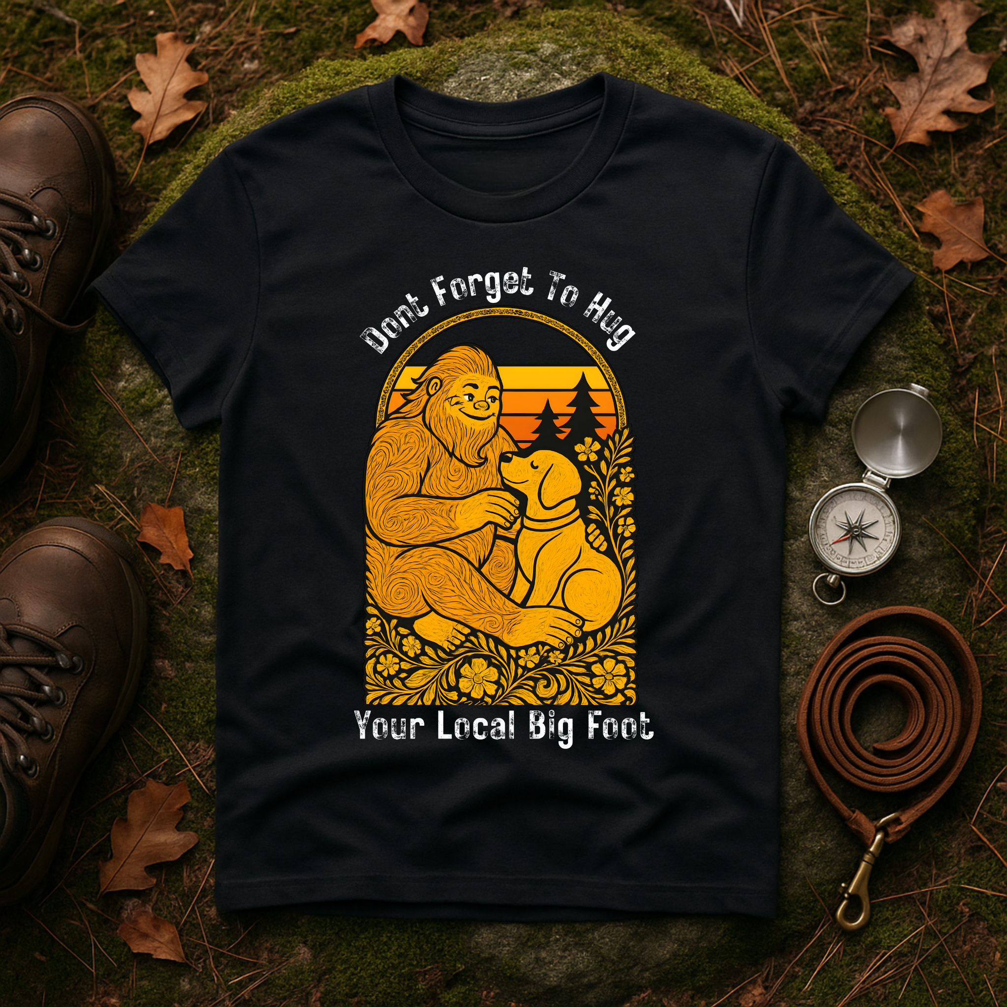 Bigfoot Hug T-Shirt