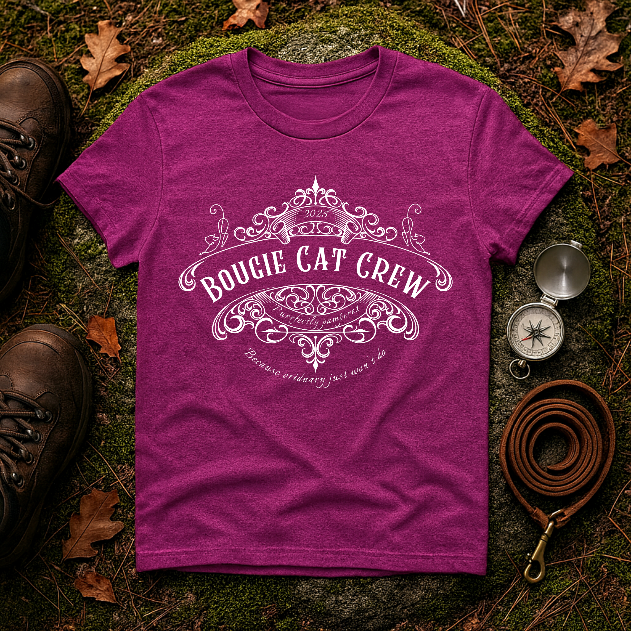 Bougie Cat Crew T-Shirt