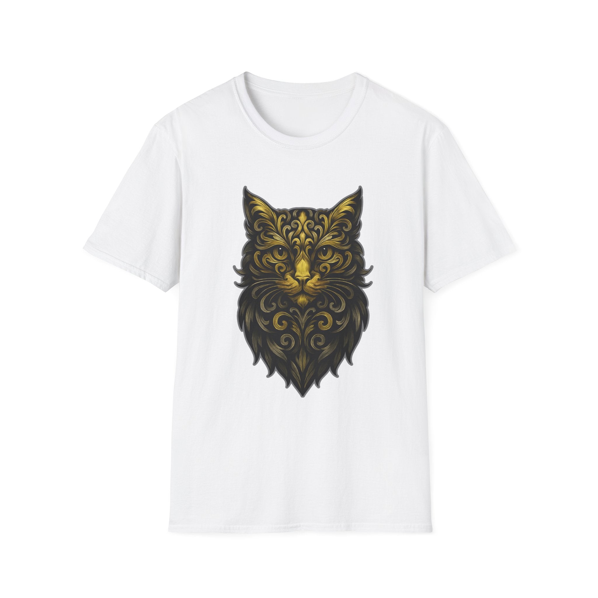 Elegant Cat Design T-Shirt