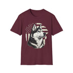 Patriotic Husky Pride T-Shirt