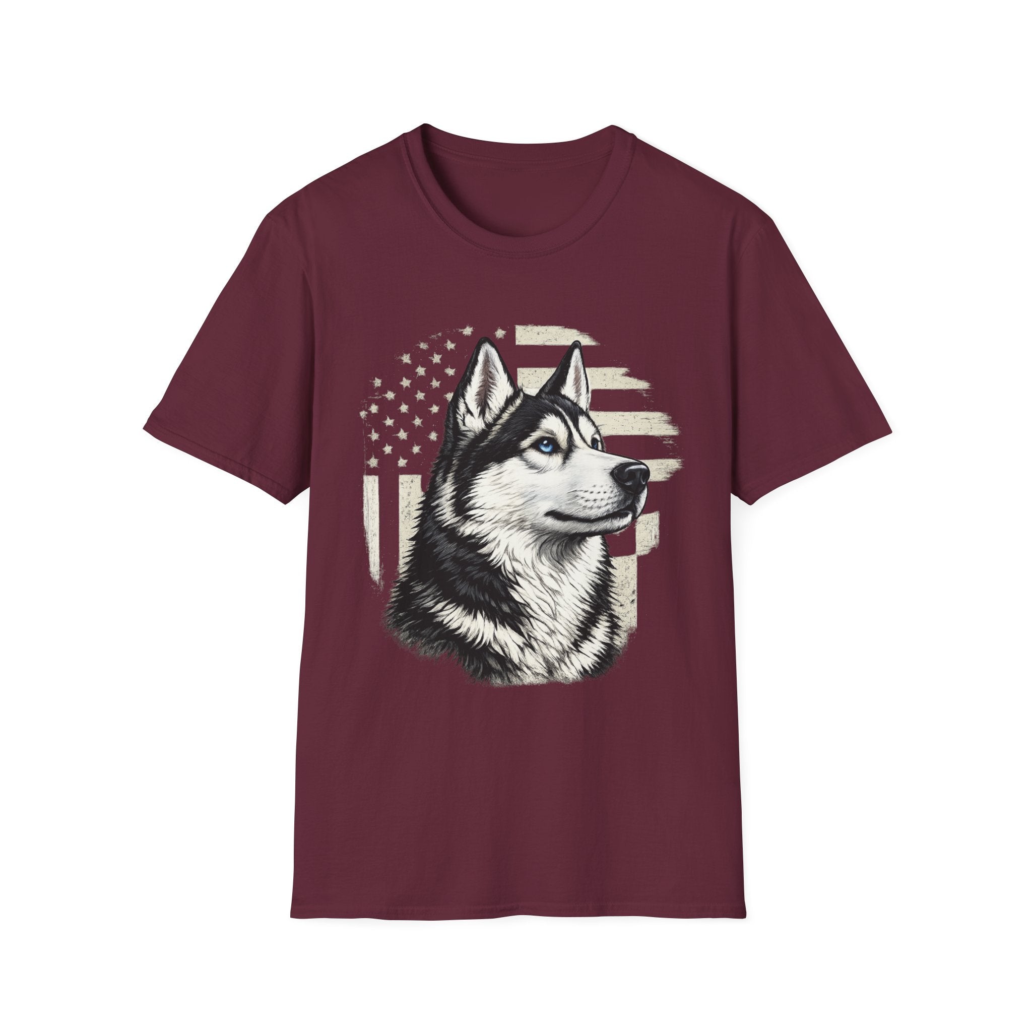 Patriotic Husky Pride T-Shirt