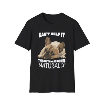 French Bulldog Cute Shirt - Can’t Help It Funny Dog Tee, Pet Owner Gift, Animal Lover Apparel, Casual Everyday Wear