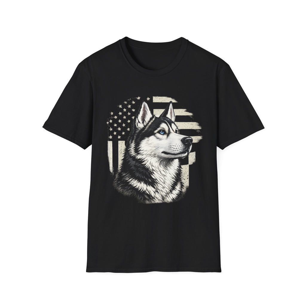 Patriotic Husky Pride T-Shirt