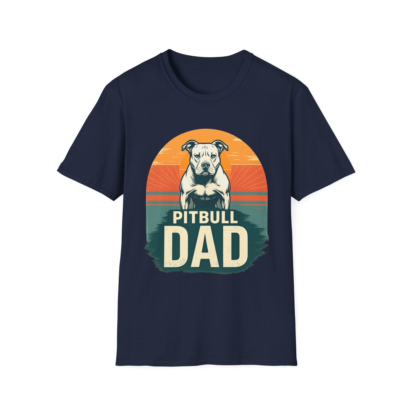 Vintage Pitbull Dad Shirt – Retro Dog Lover Gift Tee