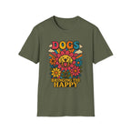 Dogs Bringing The Happy Retro T-Shirt