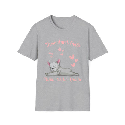 Funny French Bulldog Shirt - Those Aren’t Farts Quote Tee, Casual Everyday Wear