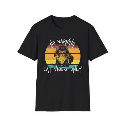 Cat Vibes Only Tee – Funny Retro Cat Lover Shirt