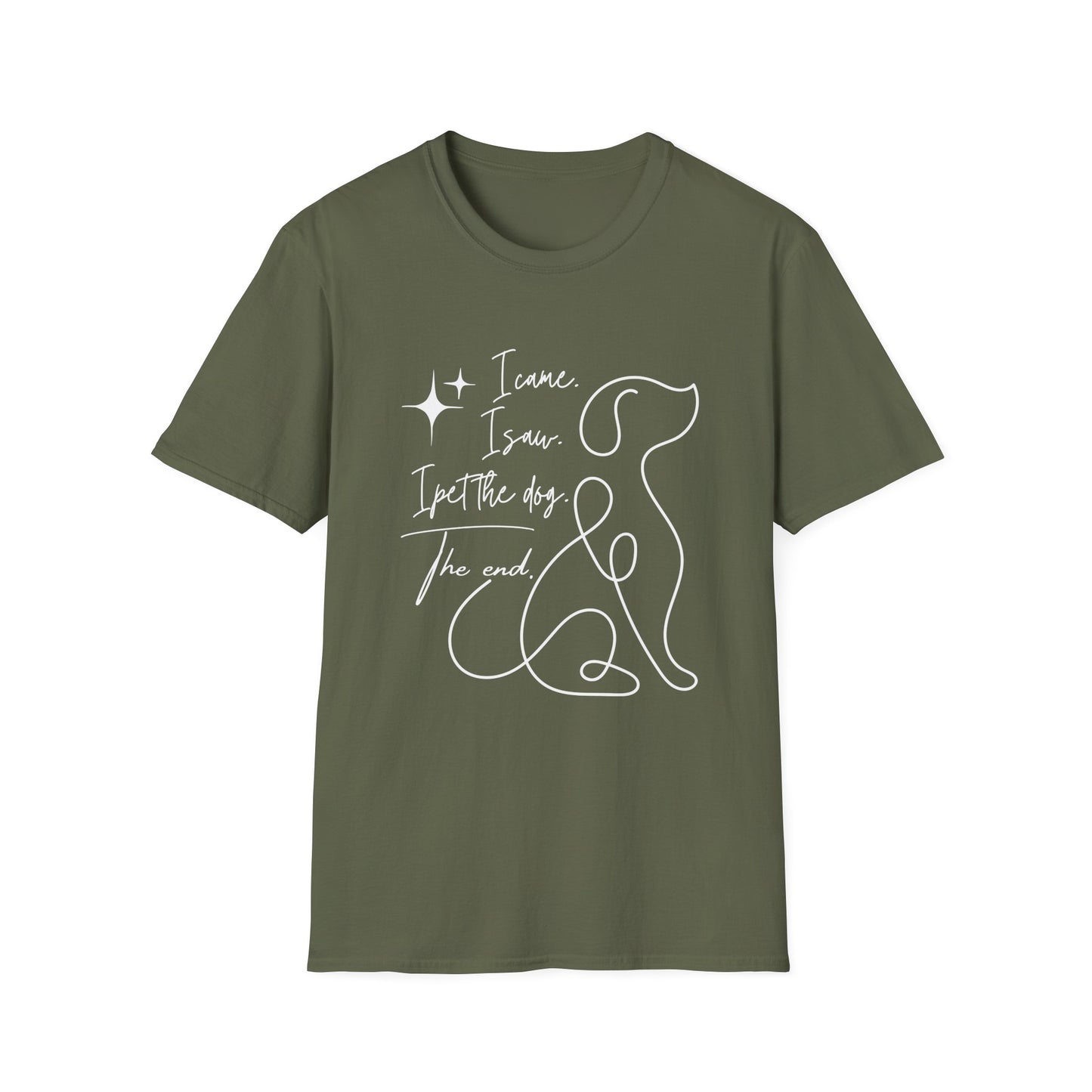 I Came I Saw I Pet the Dog Shirt – Funny Dog Lover Tee