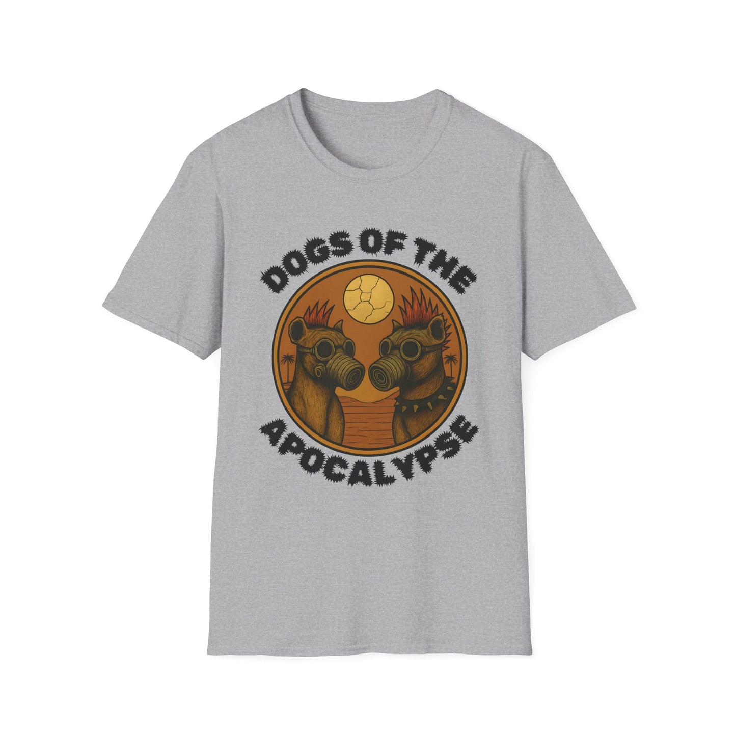 Dogs of the Apocalypse Unisex T-Shirt, Funny Pet Lover Gift, Dog Owner Apparel, Quirky Graphic Tee, Casual Wear