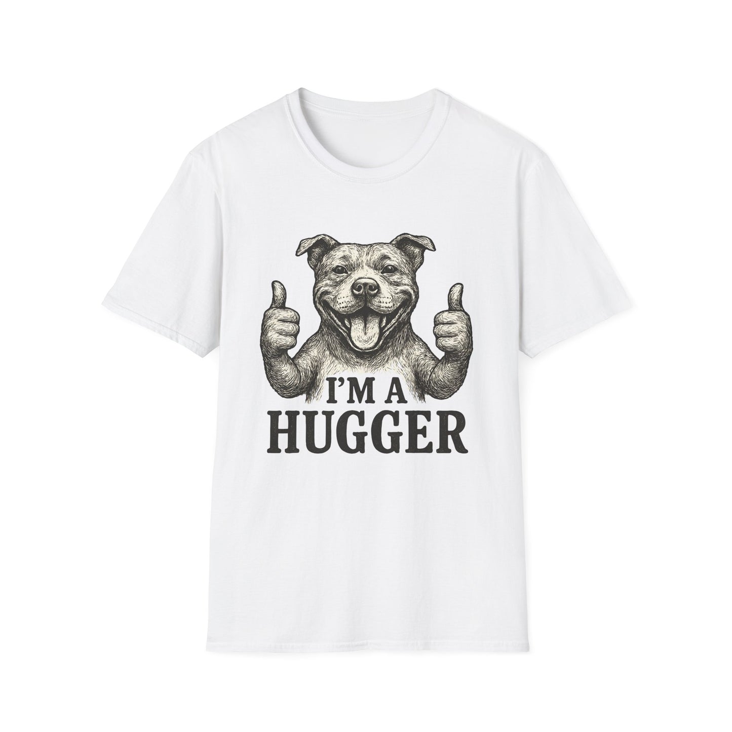 Pitbull Hugger T-Shirt | Funny Dog Lover Graphic Tee