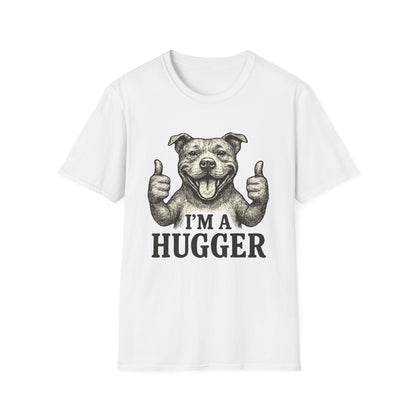 Pitbull Hugger T-Shirt | Funny Dog Lover Graphic Tee
