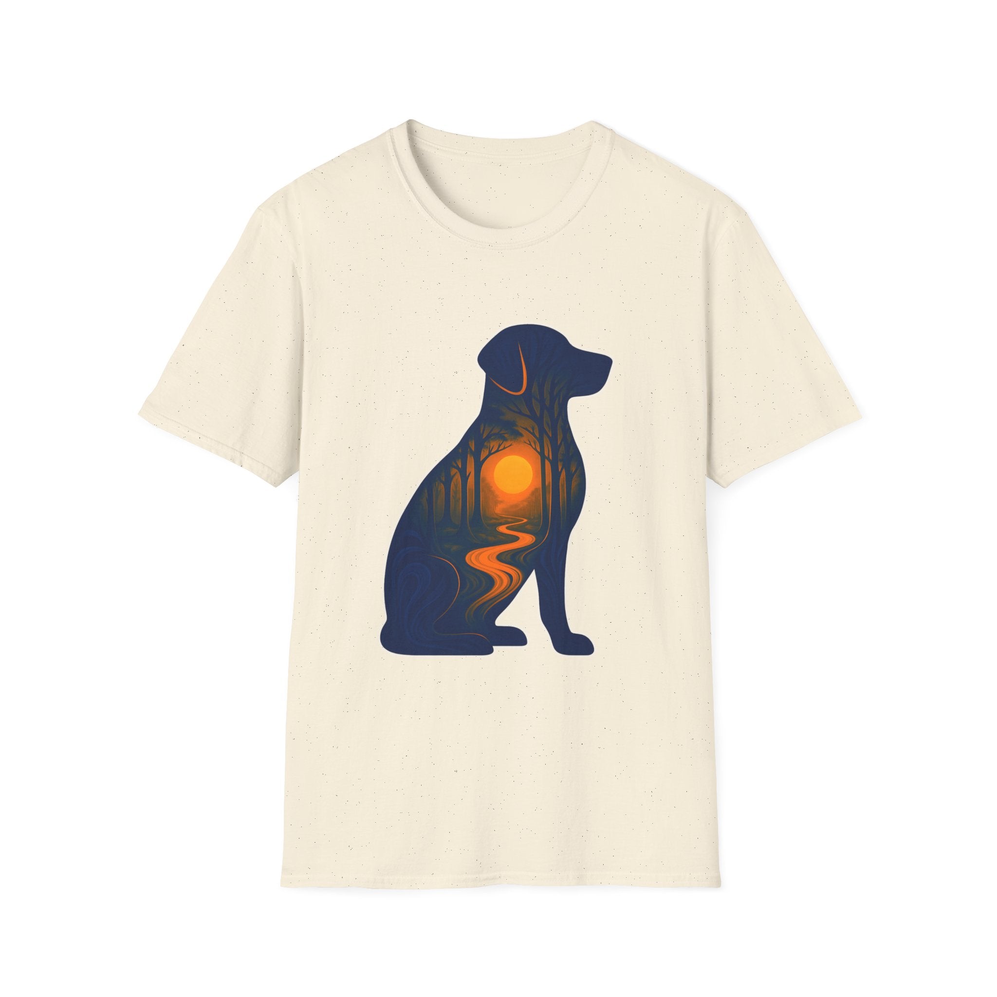 Sunset Dog Silhouette T-Shirt