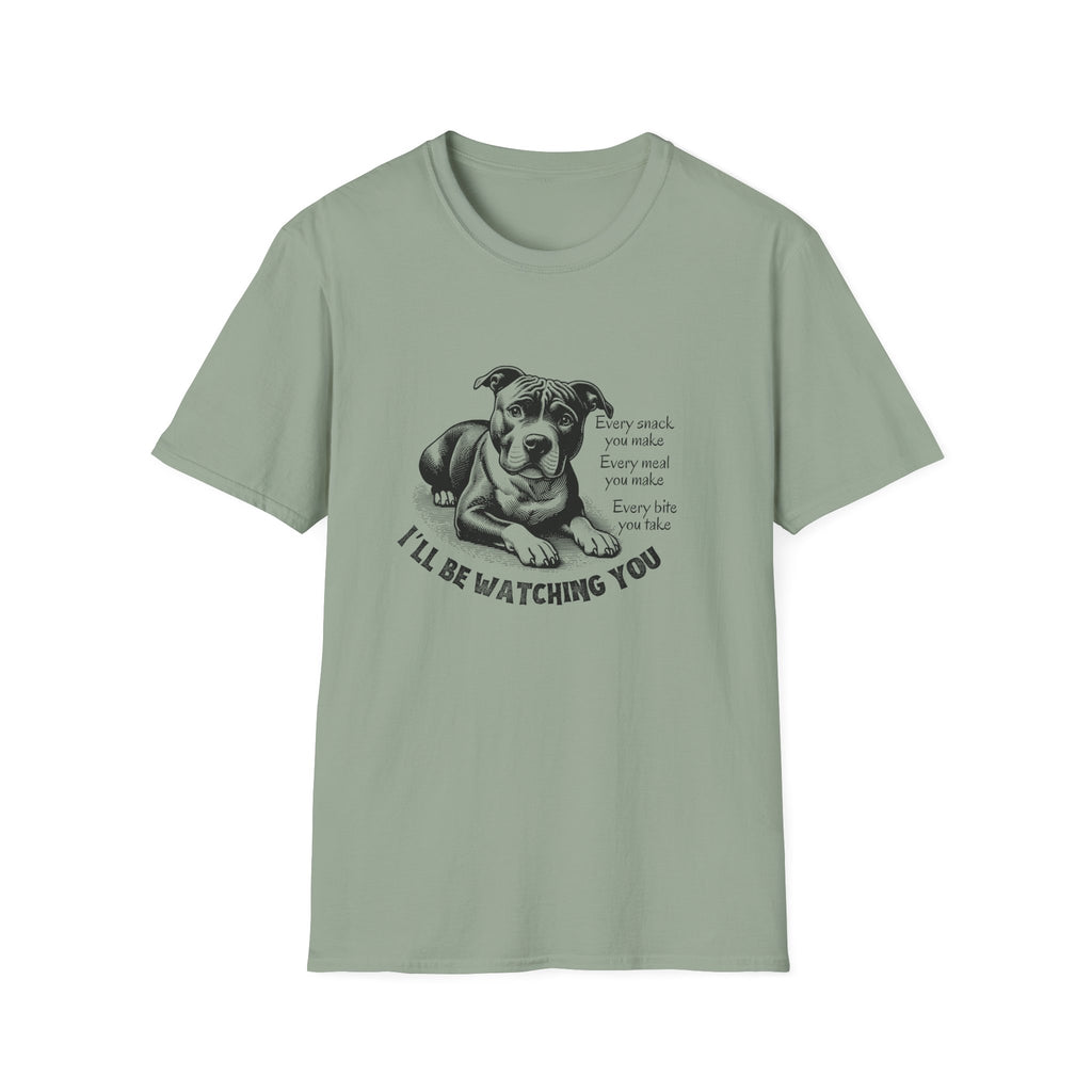Dog Watching You Snack Quote T-Shirt