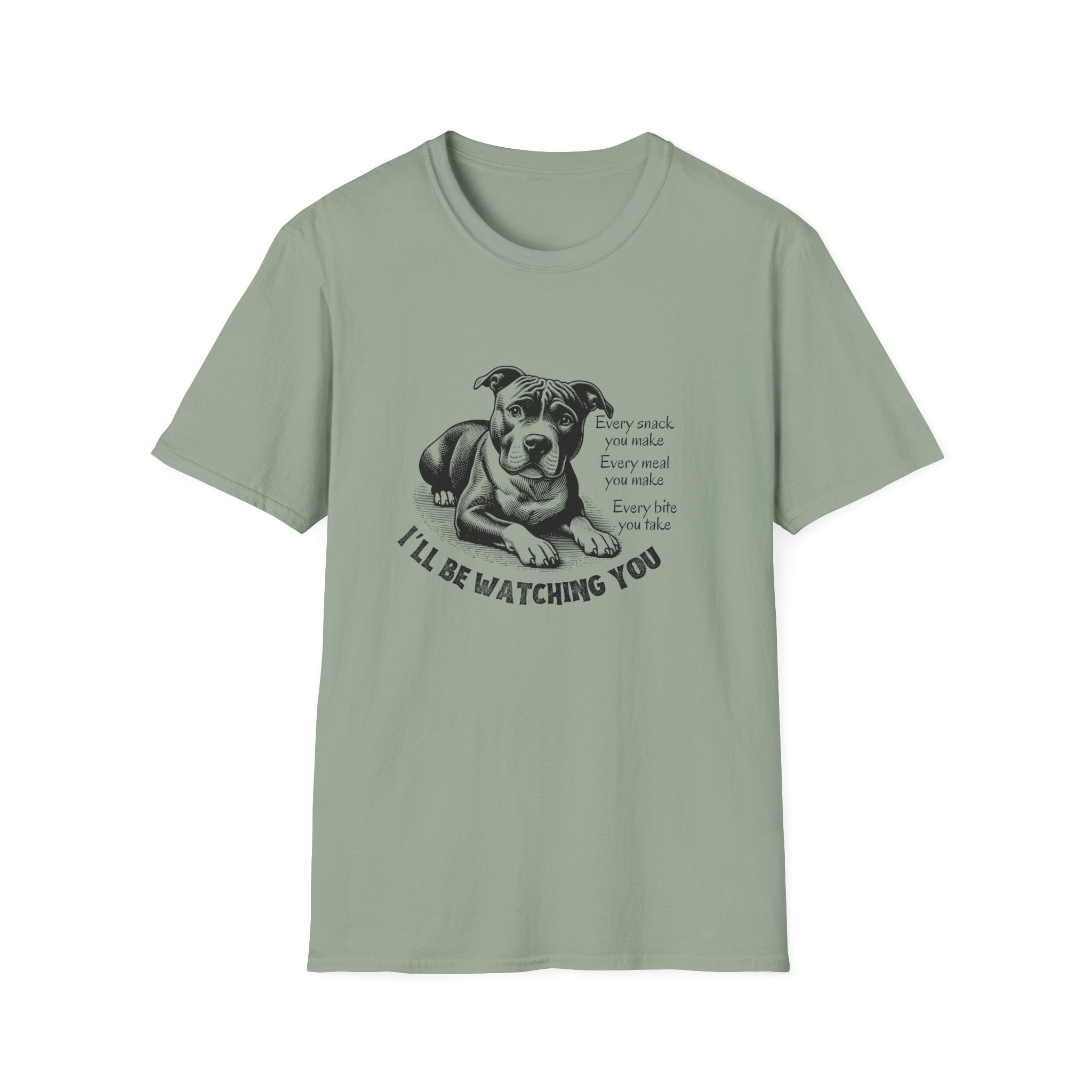 Dog Watching You Snack Quote T-Shirt