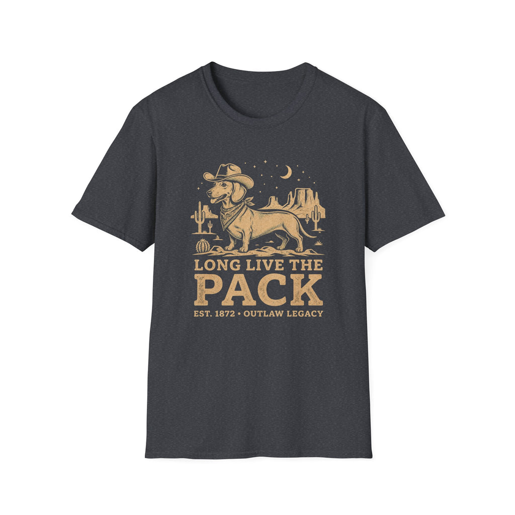 Long Live The Pack Western Dachshund T-Shirt