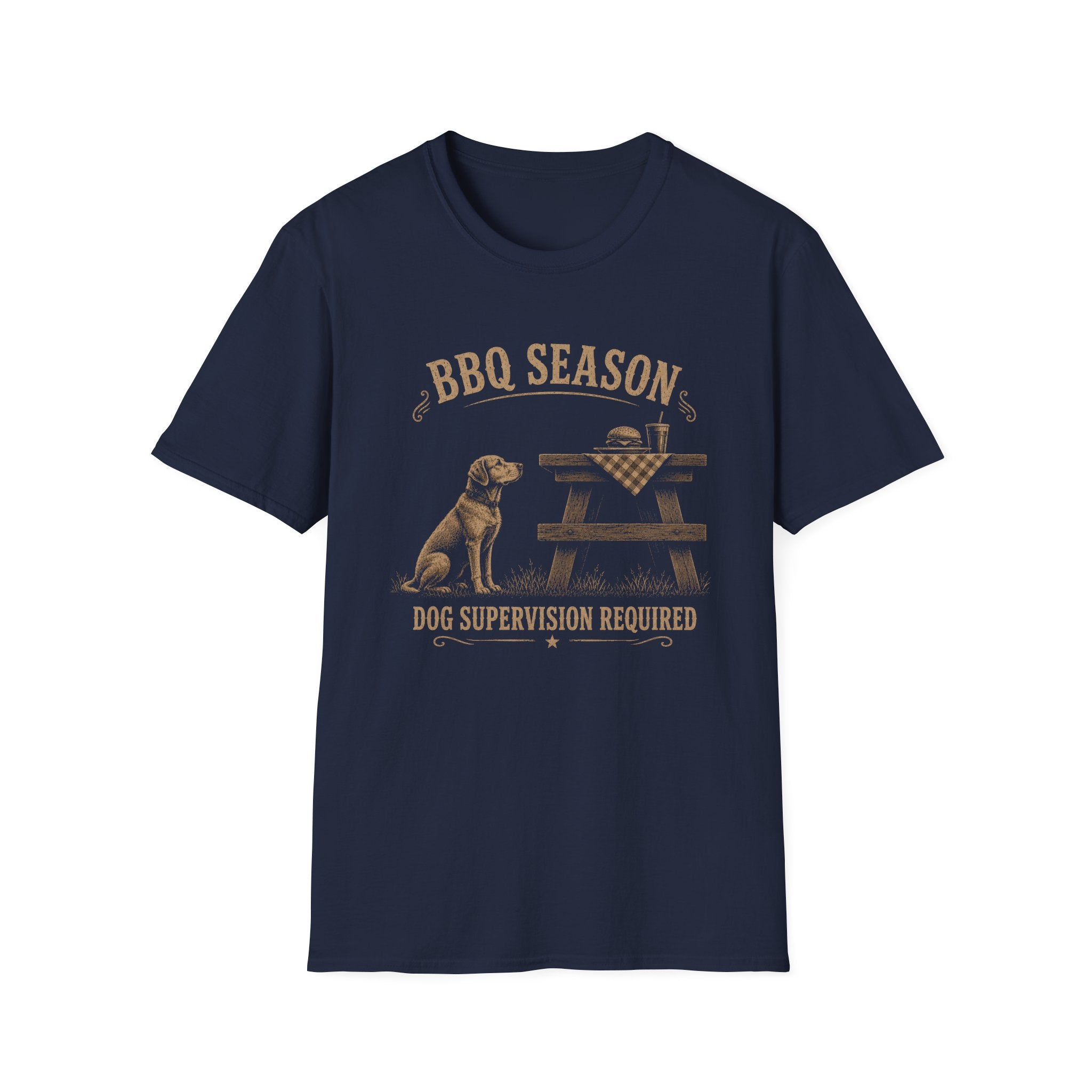 BBQ Season Dog Supervision Required T-Shirt