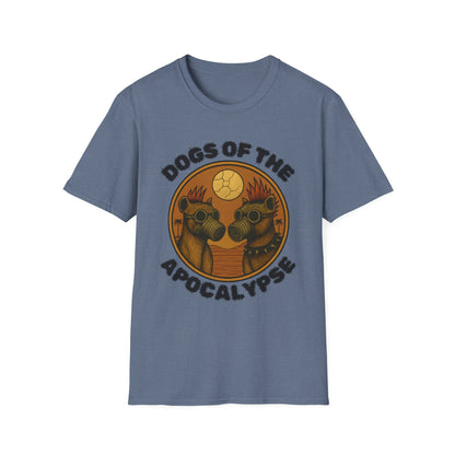 Dogs of the Apocalypse Unisex T-Shirt, Funny Pet Lover Gift, Dog Owner Apparel, Quirky Graphic Tee, Casual Wear