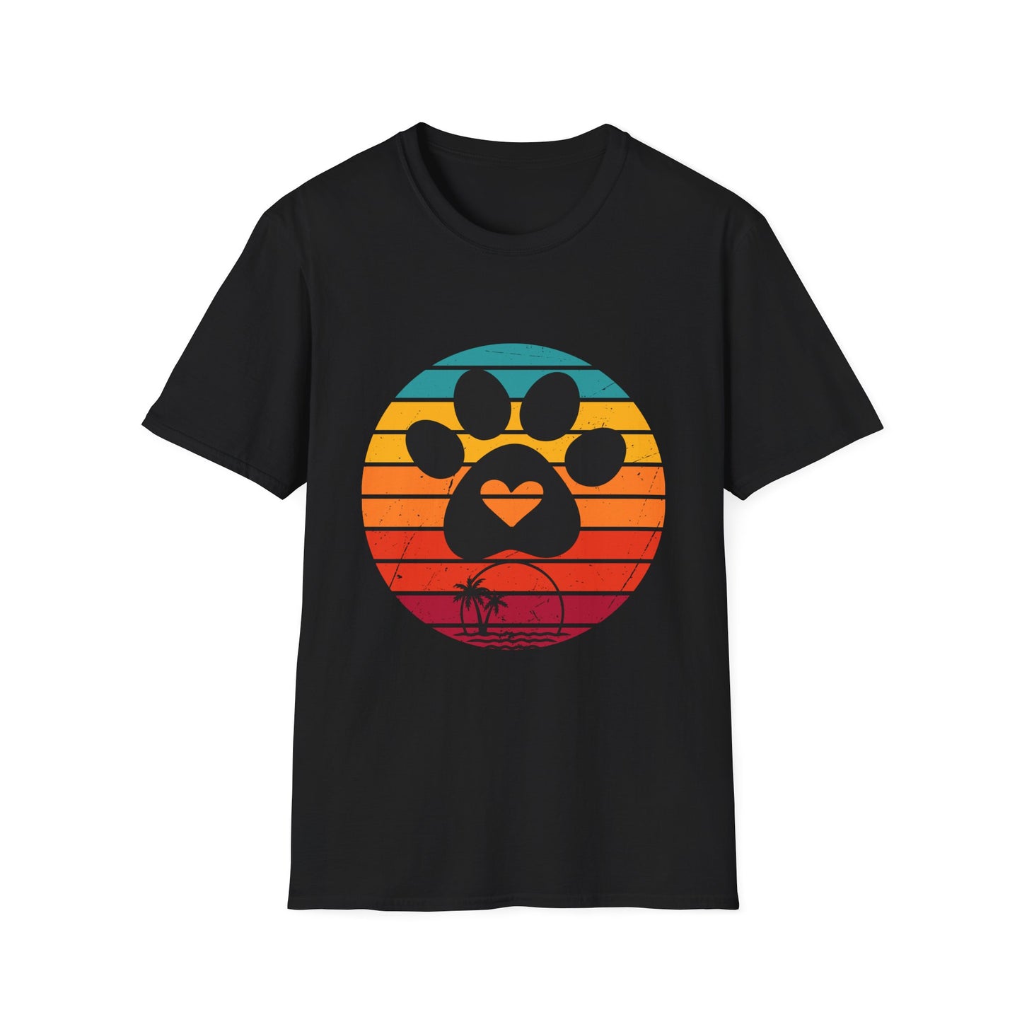 Retro Pet Lover T-Shirt - Softstyle Tee for Dog Owners, Animal Rescue Fundraiser, Gift for Animal Lovers, Vintage Pet Apparel.