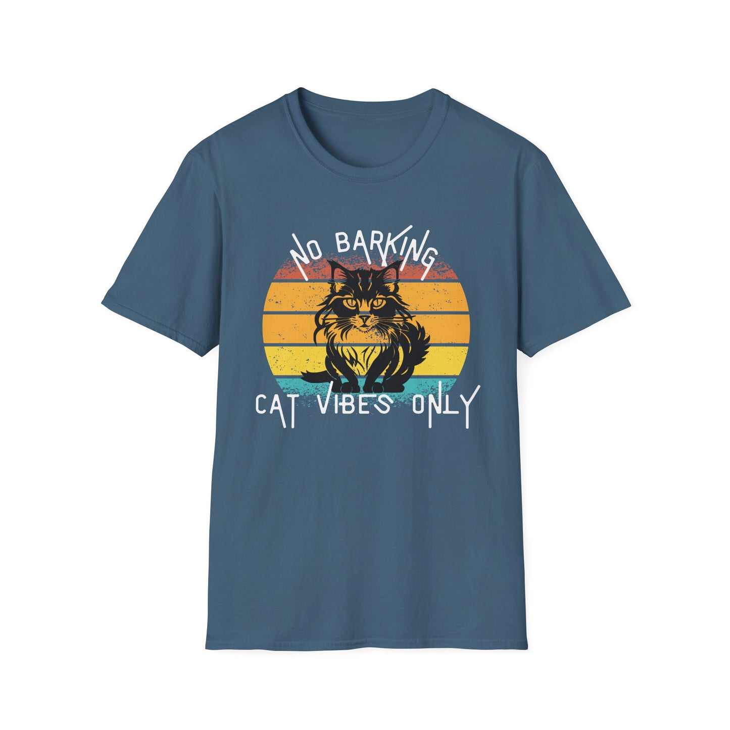Cat Vibes Only Tee – Funny Retro Cat Lover Shirt
