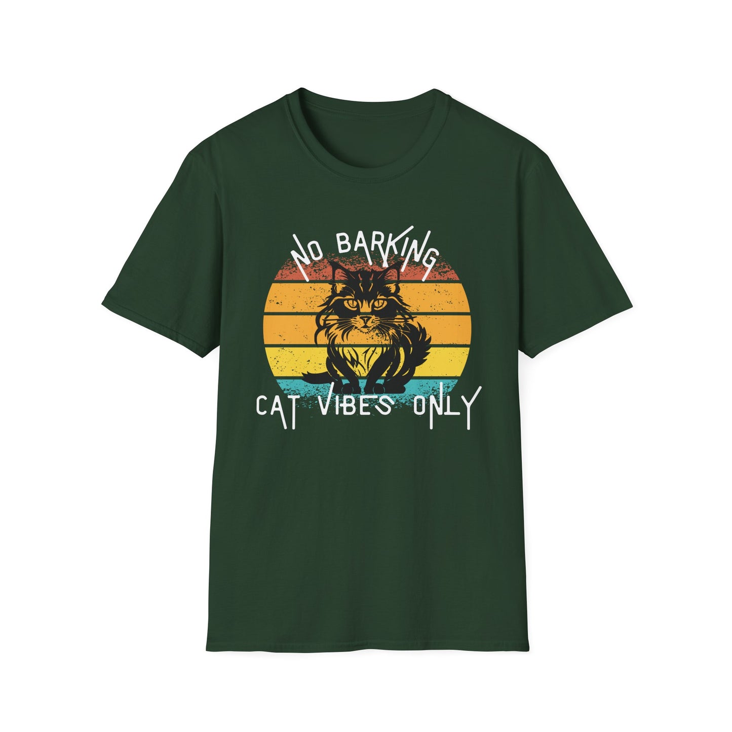 Cat Vibes Only Tee – Funny Retro Cat Lover Shirt