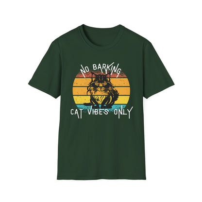 Cat Vibes Only Tee – Funny Retro Cat Lover Shirt