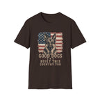 Good Dogs Built This Country Too German Shepard T-Shirt