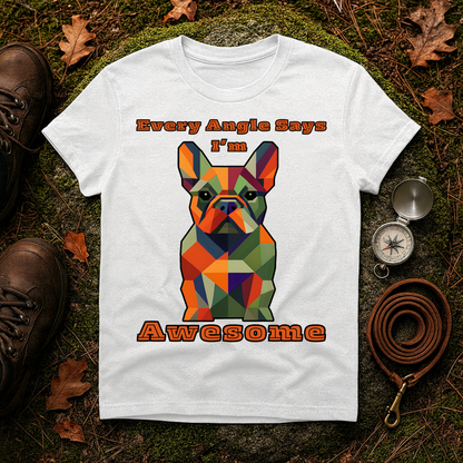 Awesome French Bulldog Unisex Softstyle T-Shirt, Dog Lover Gift, Casual Wear, Birthday Gift, Funny Tee, Pet Owner Merch