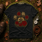 Gothic Paw Print T-Shirt