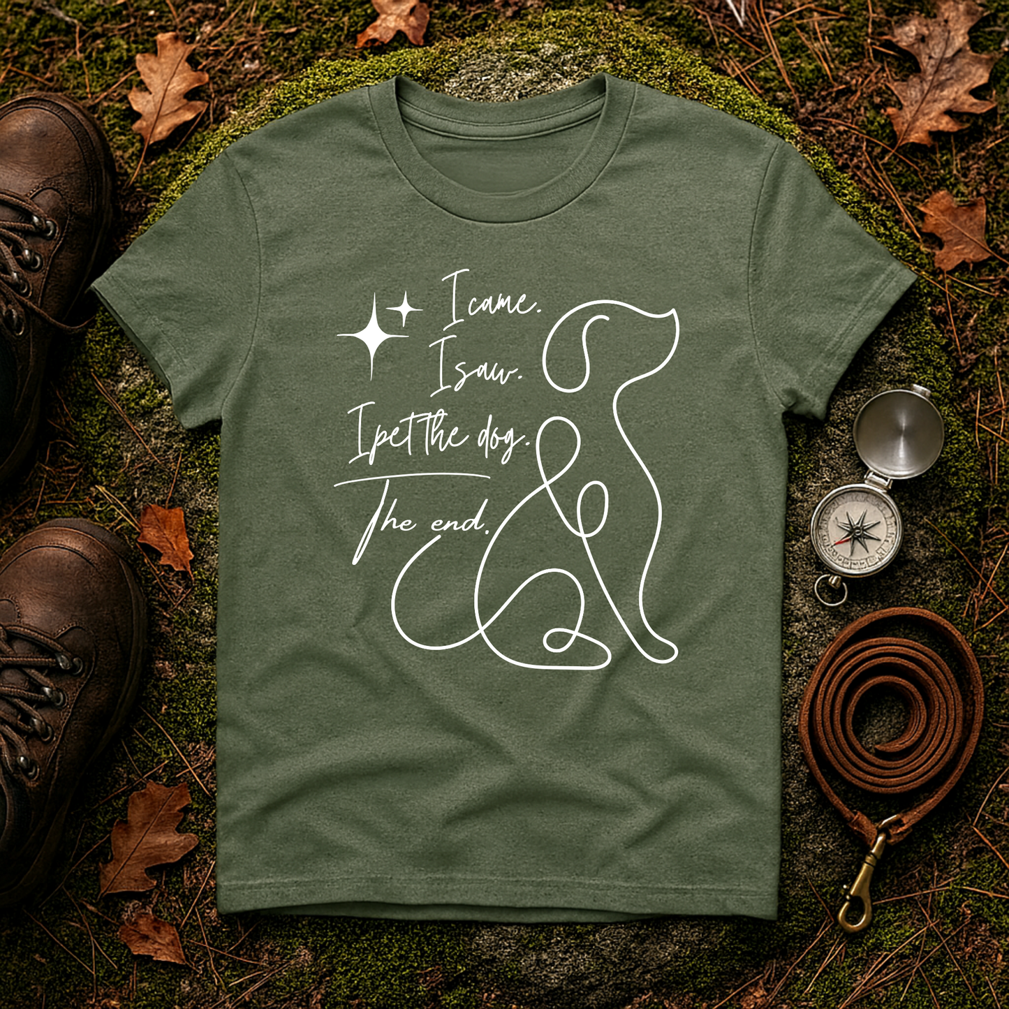I Came I Saw I Pet the Dog Shirt – Funny Dog Lover Tee