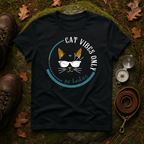 Cat Vibes Only, No Barking T-Shirt